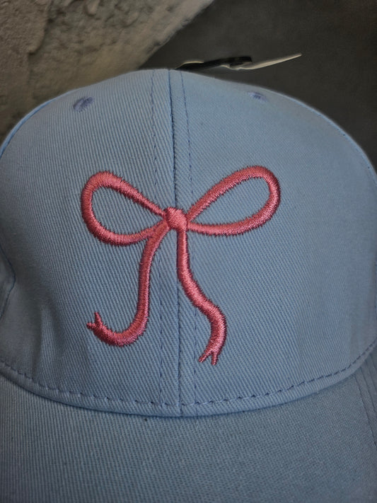 Embroidery Bowknot Hat