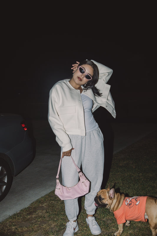 Varsity Jacket (Ivory)